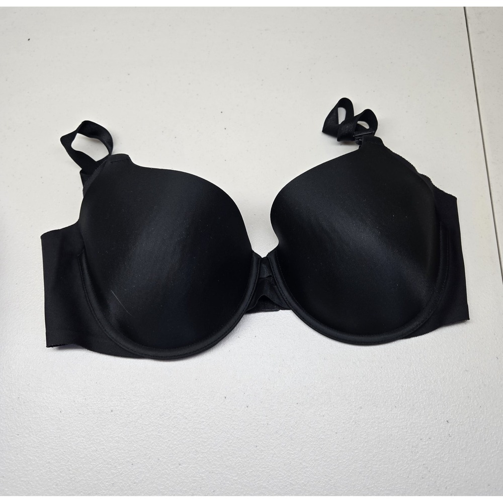 Warner's‎ Women Bra 36D Black Padded Underwire Adjustable Straps